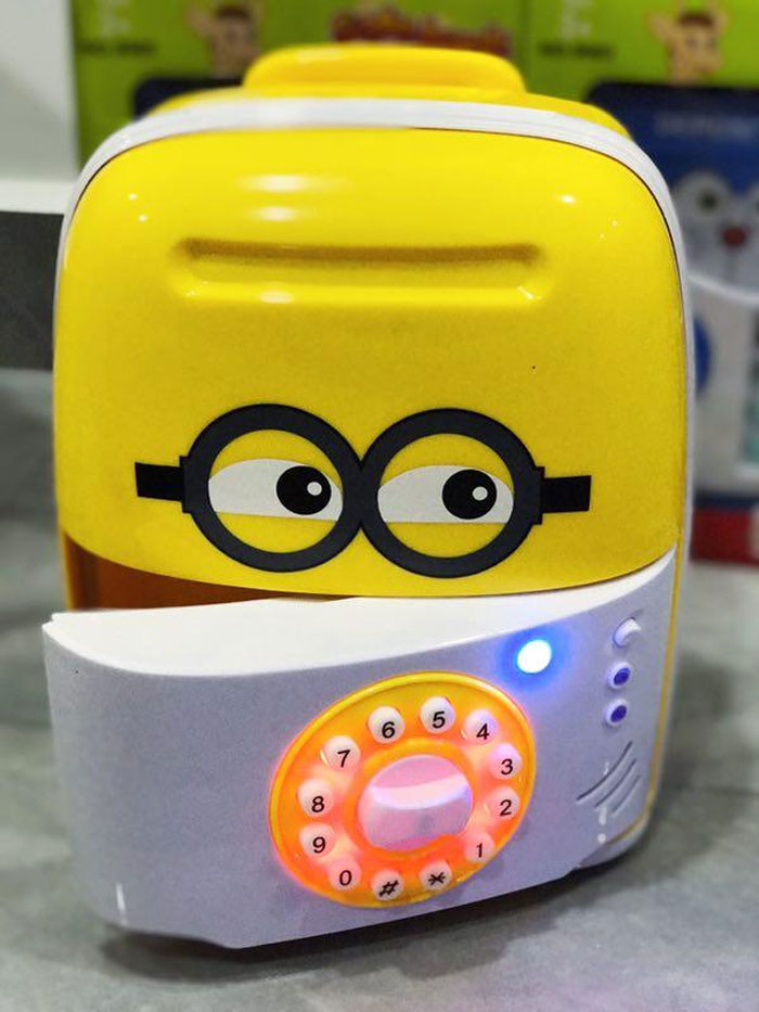 Trolley Case Saving Box For Kids Minion