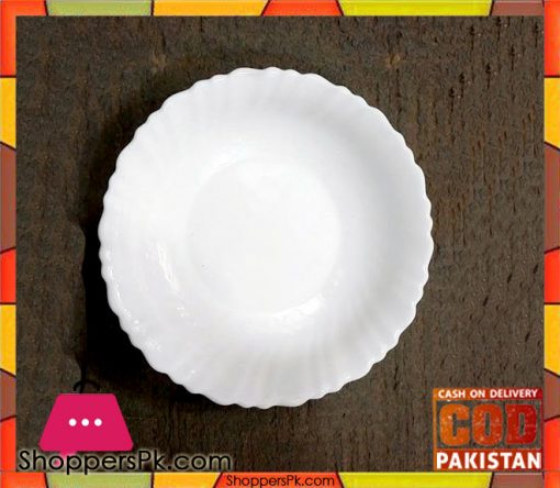 White Serving Plate 12 Pieces Small