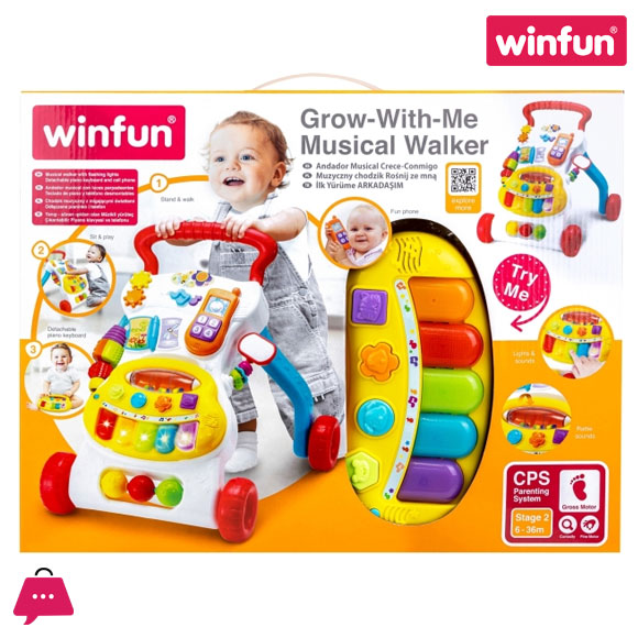 Winfun Grow With Me Musical Walker - 0808 3 Winfun Grow With Me Musical Walker - 0808