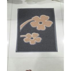 PVC Rubber Mat  Size 45*75 Cm Coller - Gray