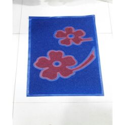 PVC Rubber Mat Size 45*75 Cm Coller - Blue