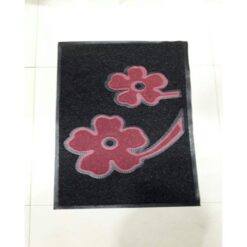 PVC Rubber Mat Size 50*75 Cm Coller - Black