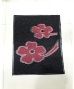 PVC Rubber Mat Size 50*75 Cm Coller - Black