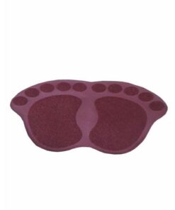 Pvc Rubber Mat  Size 40×60 Cm - Red