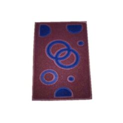 Pvc Rubber Mat  Size 38×58 Cm  - Maroon