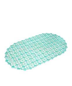 PVC Suction Shower Mat - Anti Slip - 37 x 65 cm - Sea Green