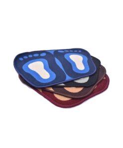 Pack Of 4 - Multicolor Door Mat Foot Shape