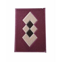 Pvc Rubber Mat Size 45*75 Cm  - Dark Red