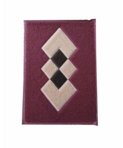 Pvc Rubber Mat Size 45*75 Cm  - Dark Red