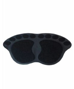 Pvc Rubber Mat  Size 40×60 Cm - Black