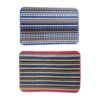 Pack Of 2 Rubber &Amp; Polyester Foot Mat – Multicolor