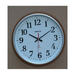 Hartco Clock - Wooden Brown -333