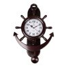 Anchor Wall Clock - Brown