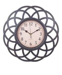 Wall Clock - 15x15 Inch - Black