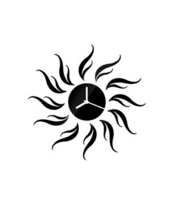 Black Desire Wall Clock - Black