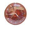 Hand Made Wooden Clock With Kalma - Brown