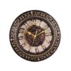 Antique Hollow Wall Clock - Bronze - 12x12