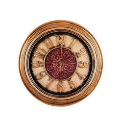 Antique Hollow Wall Clock - Bronze - 14x14"