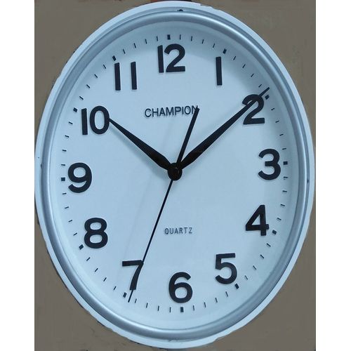 Champion's Wall clock -white