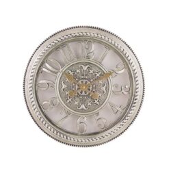 Antique Hollow Wall Clock - Gray - 14x14