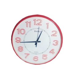 Wall Clock Round Shaped Beautiful Design Elegant Color - SA