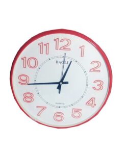 Wall Clock Round Shaped Beautiful Design Elegant Color - SA