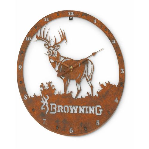 Browning Metal Wall Clock
