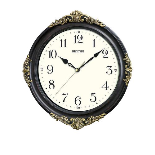 C M G433 N R06 - Value Added Wall Clock - Brown - (Brand Warranty)