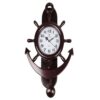 Anchor Wall Clock - Shinning Red