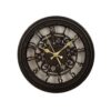 Hollow Black Decoration Wall Clock - 11X11Inch