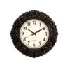 Gold Shaded Antique Wall Clock - 17X17&Quot; - Black