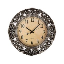 Wall Décor Clock-17x17'' - Sliver