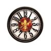 Black Classic Shiny Vintage Wall Clock - 12 X 12&Quot;