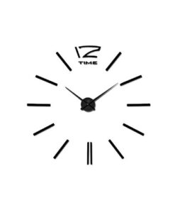 Large Fancy Wall Clock - Black