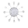 Spoons And Forks Kitchen Wall Clock - 14X14&Quot;