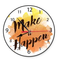 Non - Ticking Silent Wall Clock - F P -0082