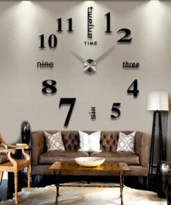 3D Number wall Clock