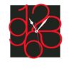 F P - 0100 - Non-Ticking Silent Wall Clock - Black
