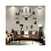 Large Decorative Wall Clock - Black
