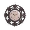 100 Black Fancy Wall Clock - 10X10&Quot;