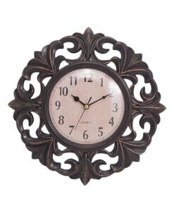 100 Black Fancy Wall Clock - 10X10 inch