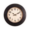 Simple And Elegant Wall Clock - Black