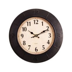 Simple And Elegant Wall Clock - Black