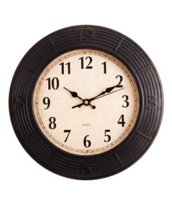 Simple And Elegant Wall Clock - Black