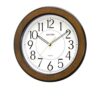 Cmg941Nr06 - Wooden Wall Clock - Brown