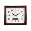 Wall Clock - Maroon &Amp; White