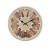 Gold Shaded Wall Clock - 12x12" - White-pr