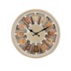 Gold Shaded Wall Clock - 12X12&Quot; - White-Pr