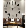 - Numbers Wall Clock - Black