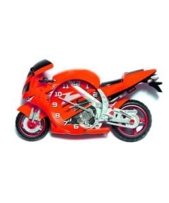 Bike Shaped 3D Clock- Red